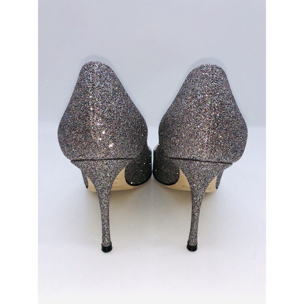 Sergio Rossi Women Godiva Pointed Toe Dress Pump Royal Degrade Silver EU 36 US 6 - Picture 5 of 11